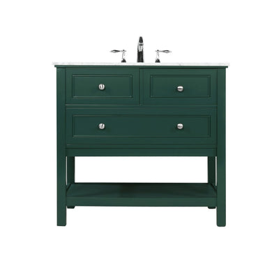 Elegant Lighting - VF27036GN - Single Bathroom Vanity - Metropolis - Green