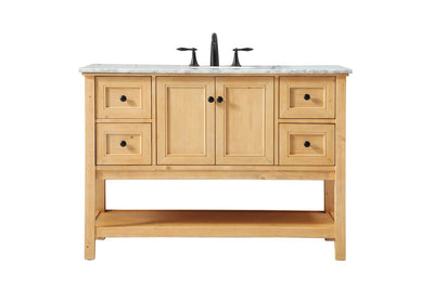 Elegant Lighting - VF27048NW - Single Bathroom Vanity - Metropolis - Natural Wood