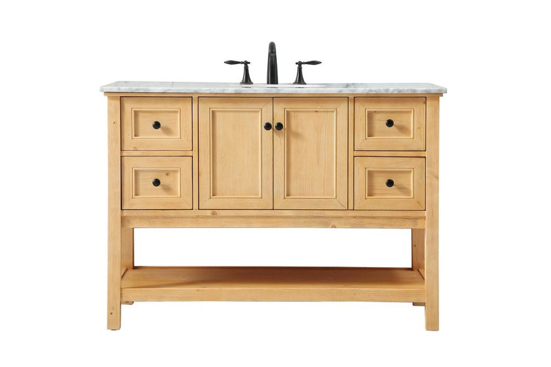 Elegant Lighting - VF27048NW - Single Bathroom Vanity - Metropolis - Natural Wood