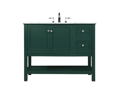 Elegant Lighting - VF27042GN - Single Bathroom Vanity - Metropolis - Green