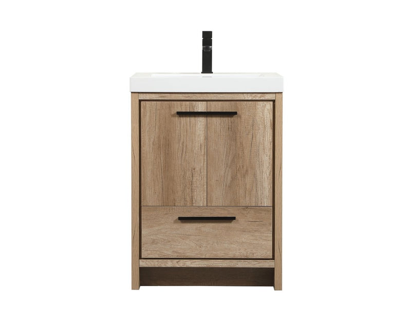 Elegant Lighting - VF46024NT - Single Bathroom Vanity - Wyatt - Natural Oak