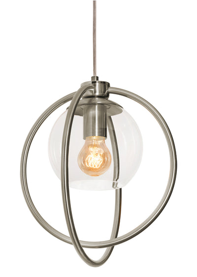 AFX Lighting - JAMP12MBSN - One Light Pendant - Jamie - Satin Nickel