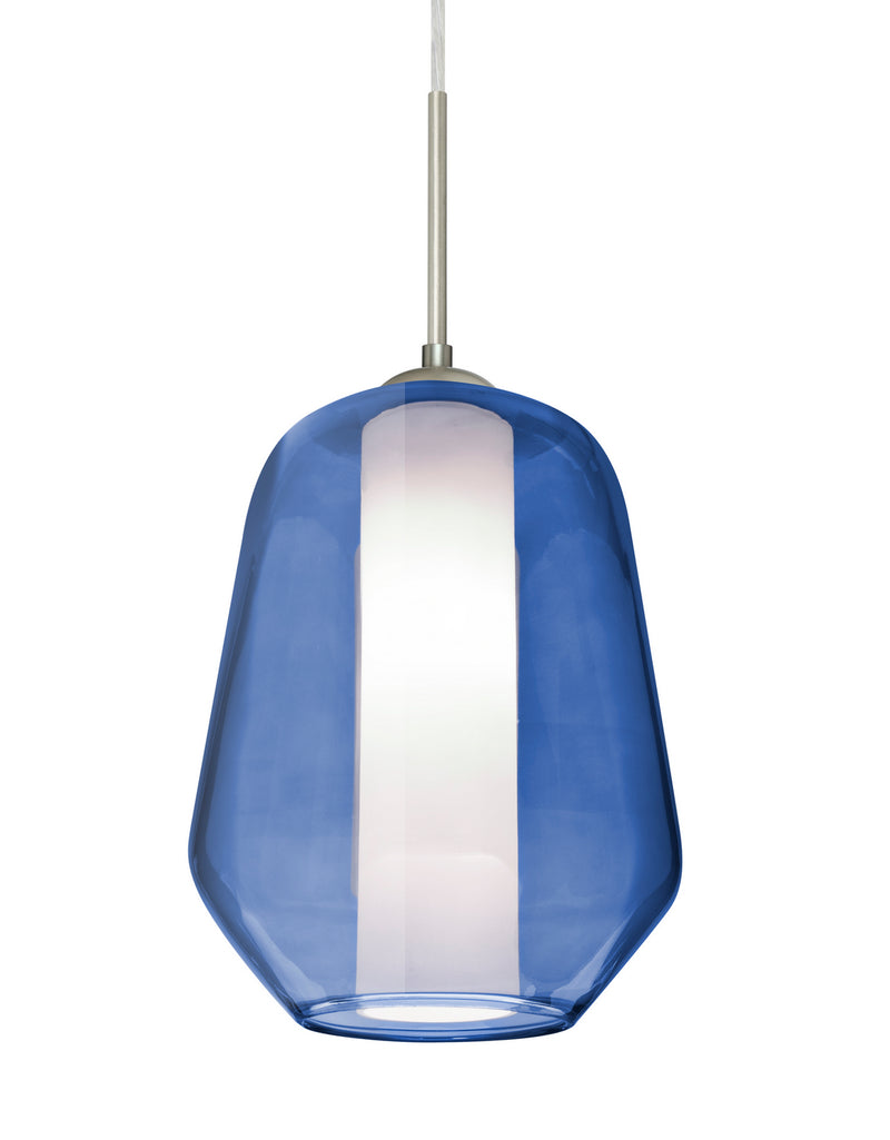 Besa - 1JC-LINKBL-LED-SN - LED Pendant - Link - Satin Nickel