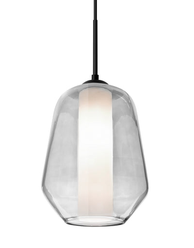 Besa - 1JC-LINKCL-BK - One Light Pendant - Link - Black