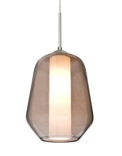 Besa - 1JC-LINKSM-SN - One Light Pendant - Link - Satin Nickel