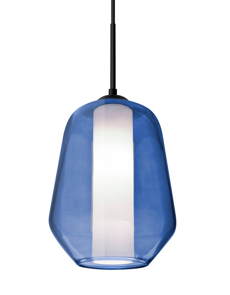 Besa - 1JT-LINKBL-BK - One Light Pendant - Link - Black