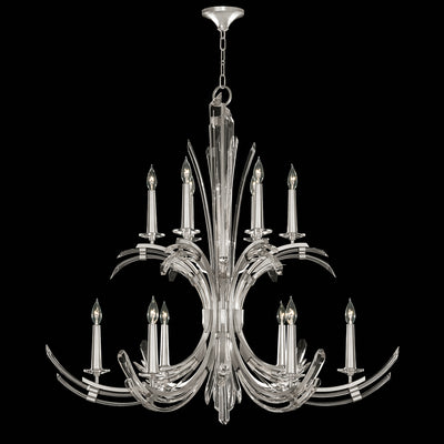 Fine Art - 781640-1ST - 12 Light Chandelier - Trevi - Silver