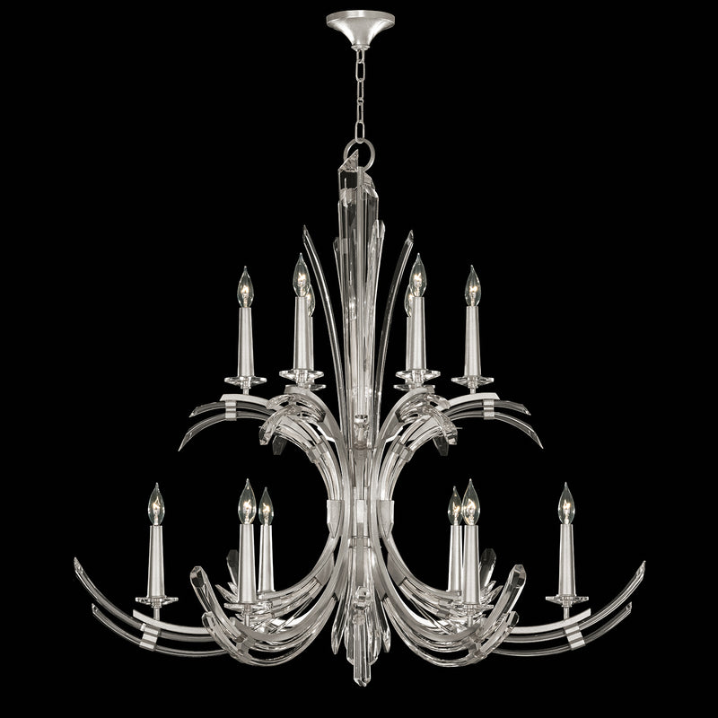 Fine Art - 781640-1ST - 12 Light Chandelier - Trevi - Silver