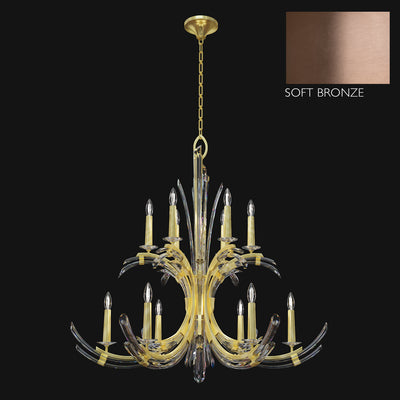 Fine Art - 781640-3ST - 12 Light Chandelier - Trevi - Bronze