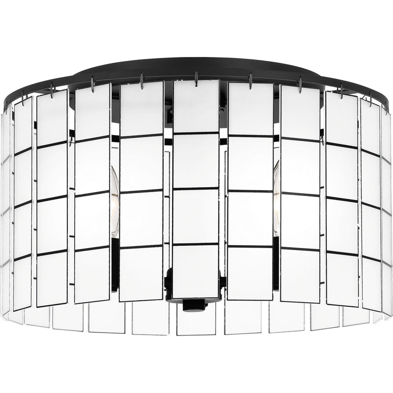 Quoizel - SGL1714MBK - Three Light Semi Flush Mount - Seigler - Matte Black