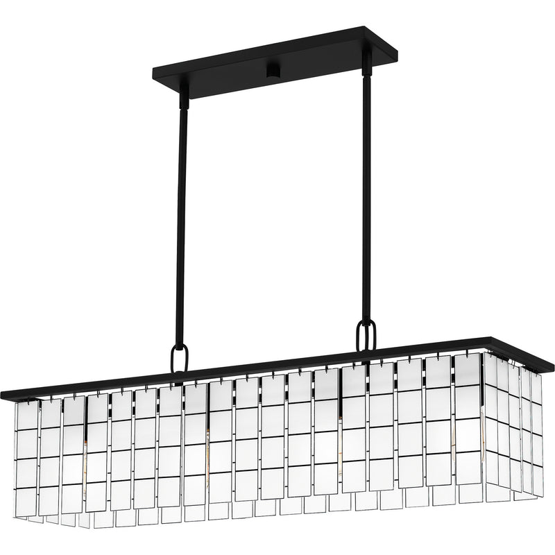 Quoizel - SGL434MBK - Four Light Island Chandelier - Seigler - Matte Black