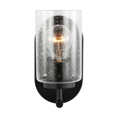 Generation Lighting - 41170-112 - One Light Wall / Bath Sconce - Oslo - Midnight Black