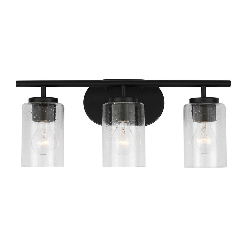 Generation Lighting - 41172-112 - Three Light Wall / Bath - Oslo - Midnight Black