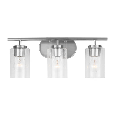 Generation Lighting - 41172-962 - Three Light Wall / Bath - Oslo - Brushed Nickel