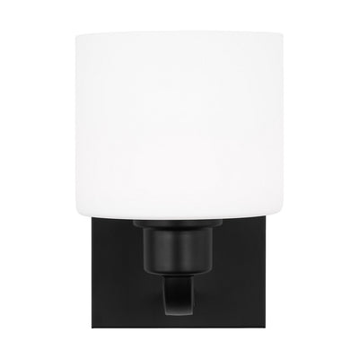 Generation Lighting - 4128801EN3-112 - One Light Wall / Bath Sconce - Canfield - Midnight Black