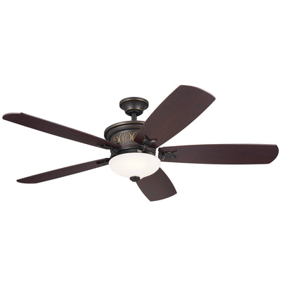 Kichler - 300325OZ - 56``Ceiling Fan - Crescent - Olde Bronze with Gold Highlights