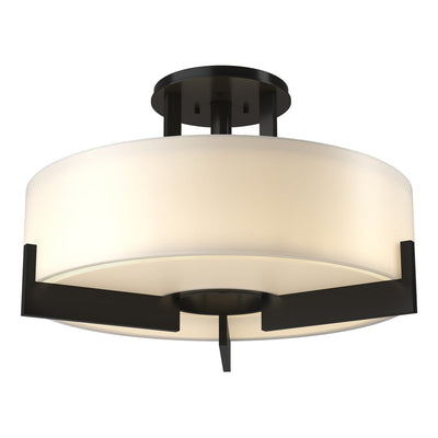 Axis 19-Inch Three Light Semi-Flush Mount