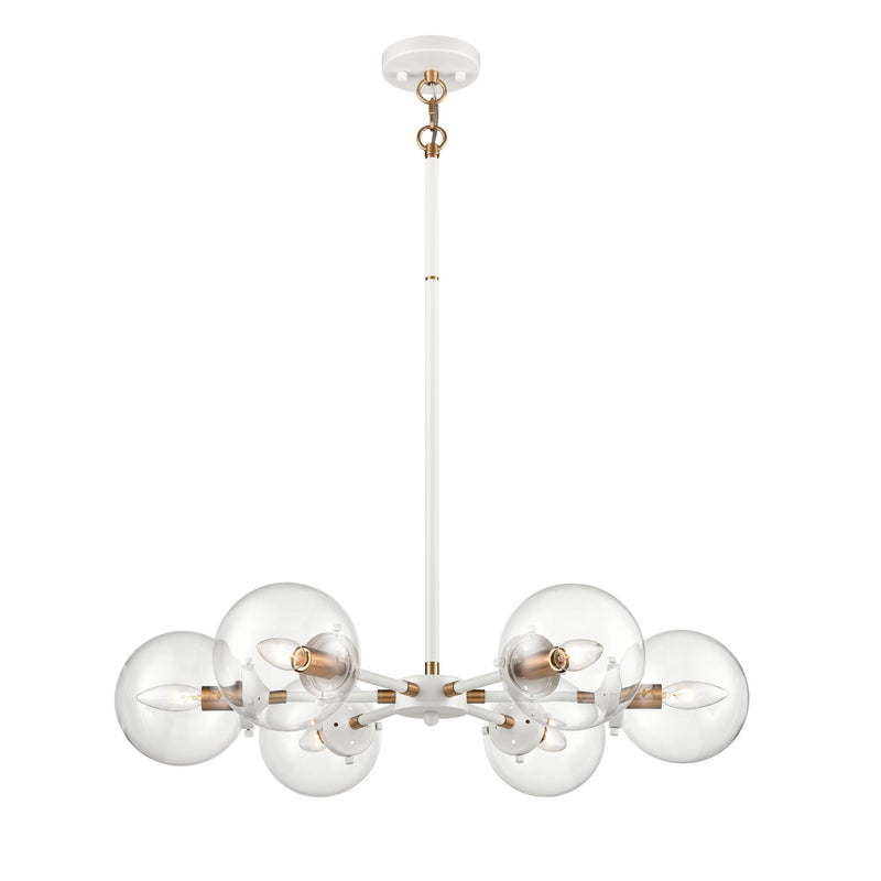 ELK Home - 24438/6 - Six Light Chandelier - Boudreaux - Matte White