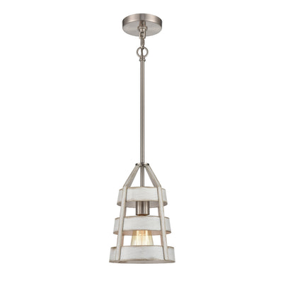 ELK Home - 33555/1 - One Light Mini Pendant - Brigantine - Satin Nickel