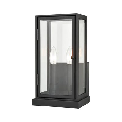 ELK Home - 45521/2 - Two Light Outdoor Wall Sconce - Foundation - Matte Black