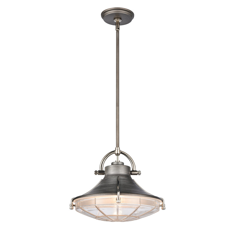 ELK Home - 67766/1 - One Light Pendant - Urbanite - Weathered Zinc