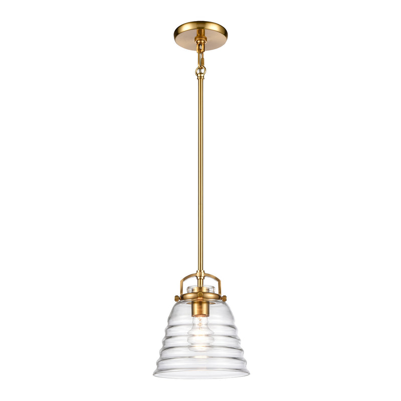 ELK Home - 67885/1 - One Light Pendant - Current - Satin Brass