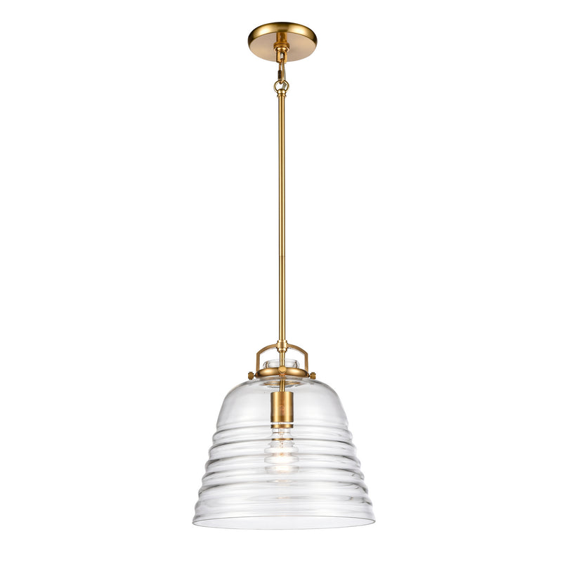 ELK Home - 67886/1 - One Light Pendant - Current - Satin Brass