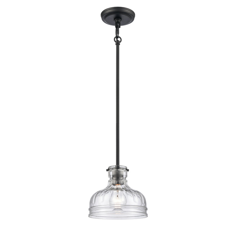 ELK Home - 67915/1 - One Light Mini Pendant - Orinoco - Matte Black