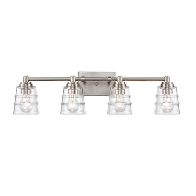 ELK Home - 67963/4 - Four Light Vanity - Pulsate - Satin Nickel