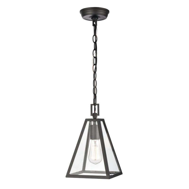 ELK Home - 68203/1 - One Light Mini Pendant - Tangent - Matte Black