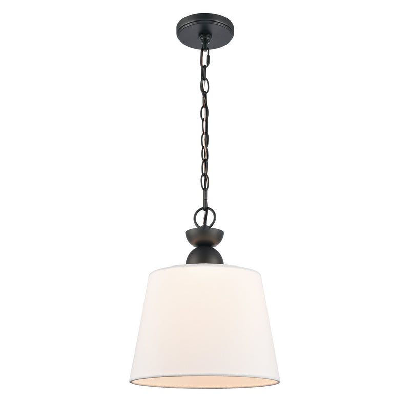 ELK Home - 68264/1 - One Light Pendant - Kistler - Charcoal