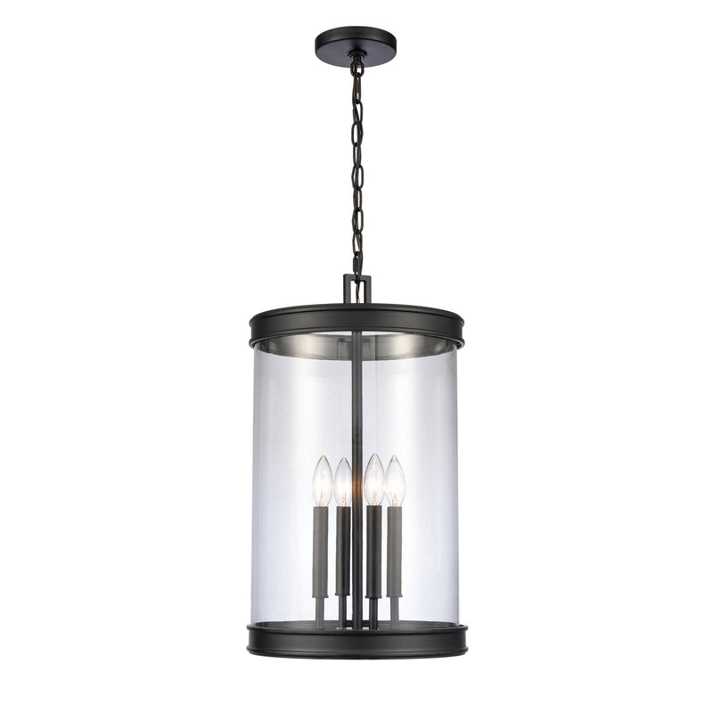 ELK Home - 69746/4 - Four Light Pendant - Mendoza - Matte Black