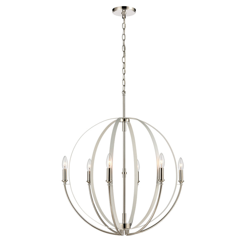 ELK Home - 81476/6 - Six Light Chandelier - Rotunde - Matte White