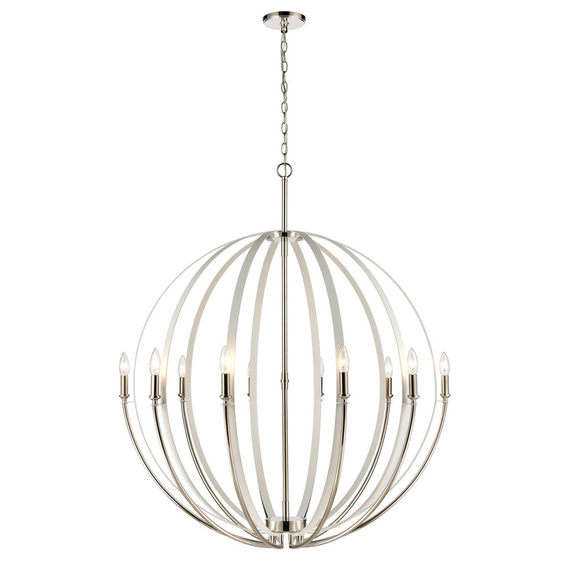 ELK Home - 81477/10 - Ten Light Chandelier - Rotunde - Matte White