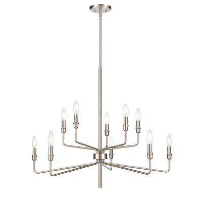 ELK Home - 81529/5+5 - Ten Light Chandelier - Saginaw - Satin Nickel