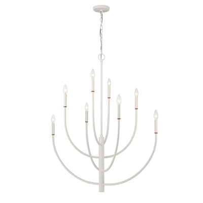 ELK Home - 82018/8 - Eight Light Chandelier - Continuance - White Coral