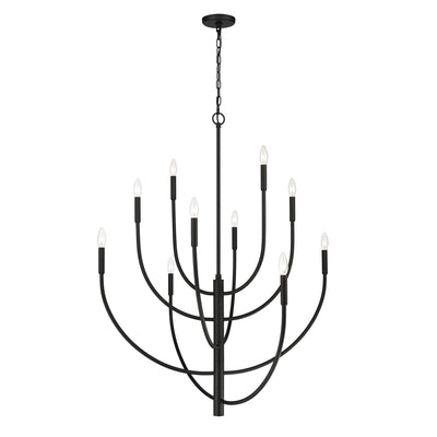 ELK Home - 82029/10 - Ten Light Chandelier - Continuance - Charcoal