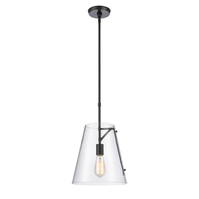 ELK Home - 82156/1 - One Light Pendant - Trustle - Matte Black