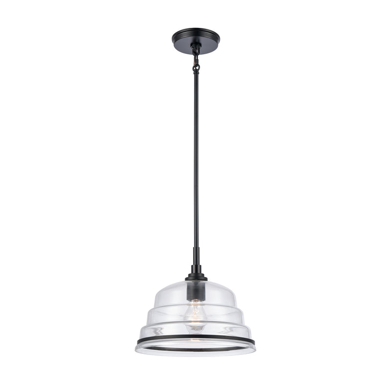 ELK Home - 82165/1 - One Light Pendant - Boyer - Matte Black