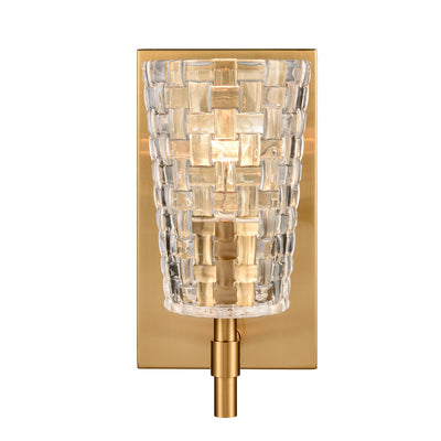 ELK Home - 82170/1 - One Light Vanity - Lightweave - Satin Brass