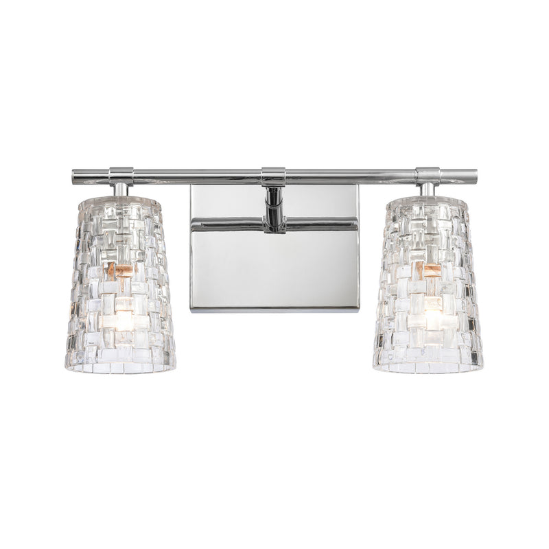 ELK Home - 82181/2 - Two Light Vanity - Lightweave - Polished Nickel