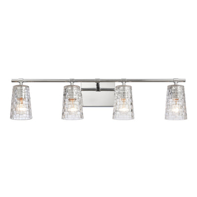 ELK Home - 82183/4 - Four Light Vanity - Lightweave - Polished Nickel