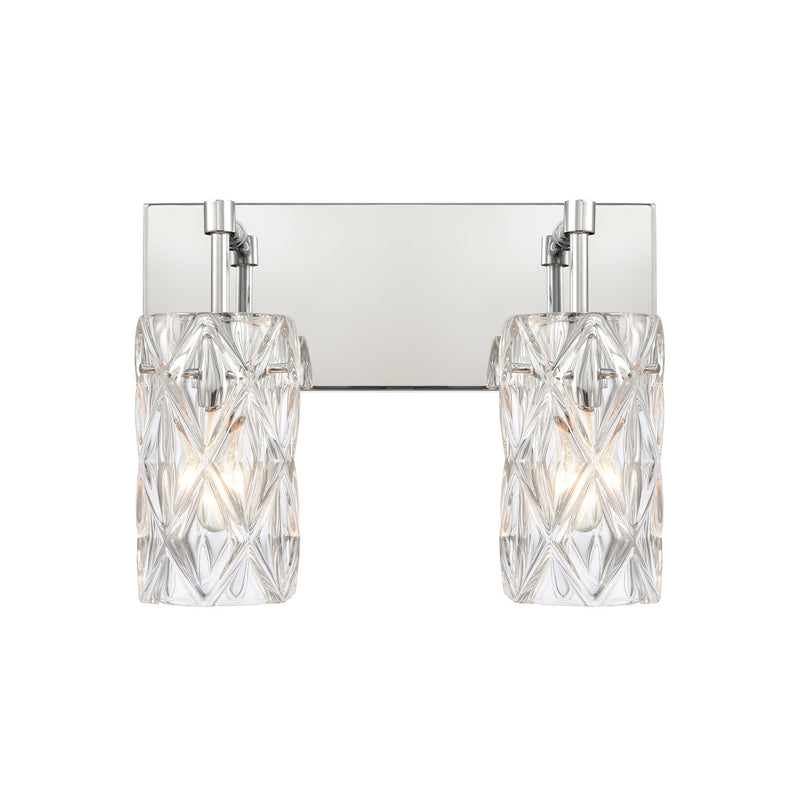 ELK Home - 82191/2 - Two Light Vanity - Formade Crystal - Polished Chrome