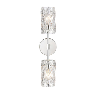 ELK Home - 82195/2 - Two Light Wall Sconce - Formade Crystal - Polished Chrome