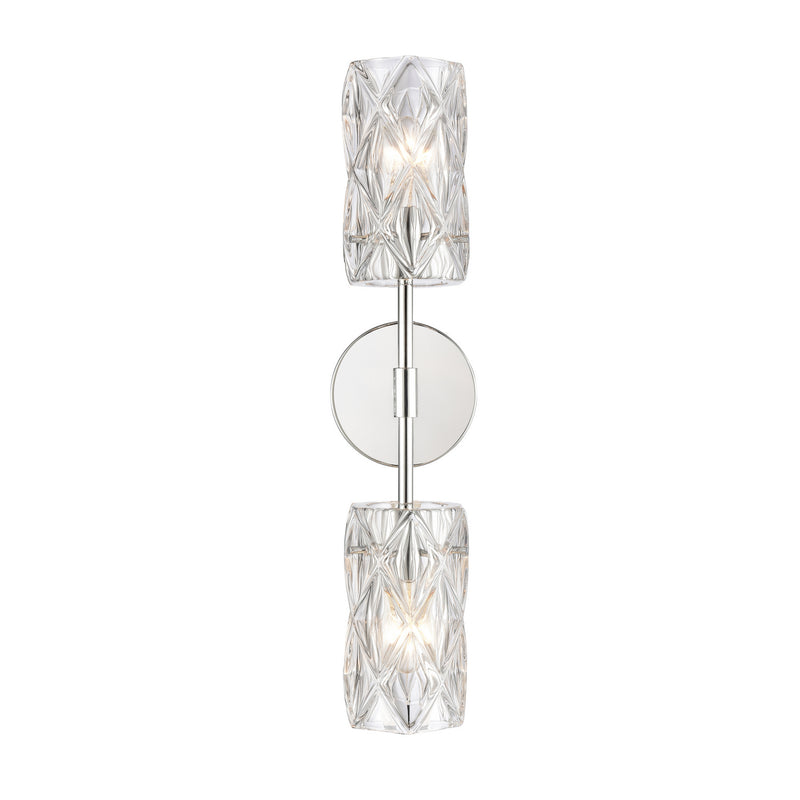 ELK Home - 82195/2 - Two Light Wall Sconce - Formade Crystal - Polished Chrome