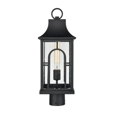 ELK Home - 89604/1 - One Light Post Mount - Triumph - Textured Black