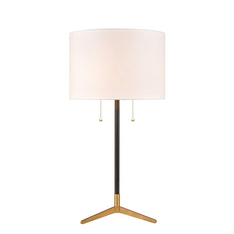 ELK Home - D3120WHT - Two Light Table Lamp - Clubhouse - Matte Black