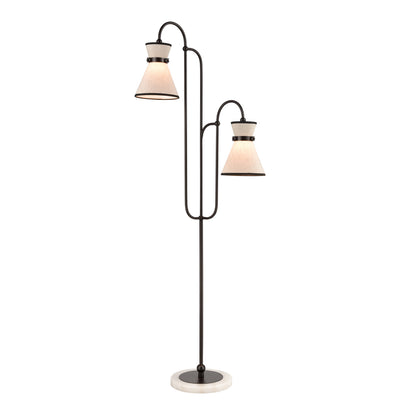 ELK Home - H0019-7984 - Two Light Floor Lamp - Emsworth - Matte Black