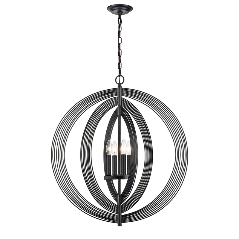 ELK Home - H0019-9622 - Four Light Pendant - Orme - Matte Black