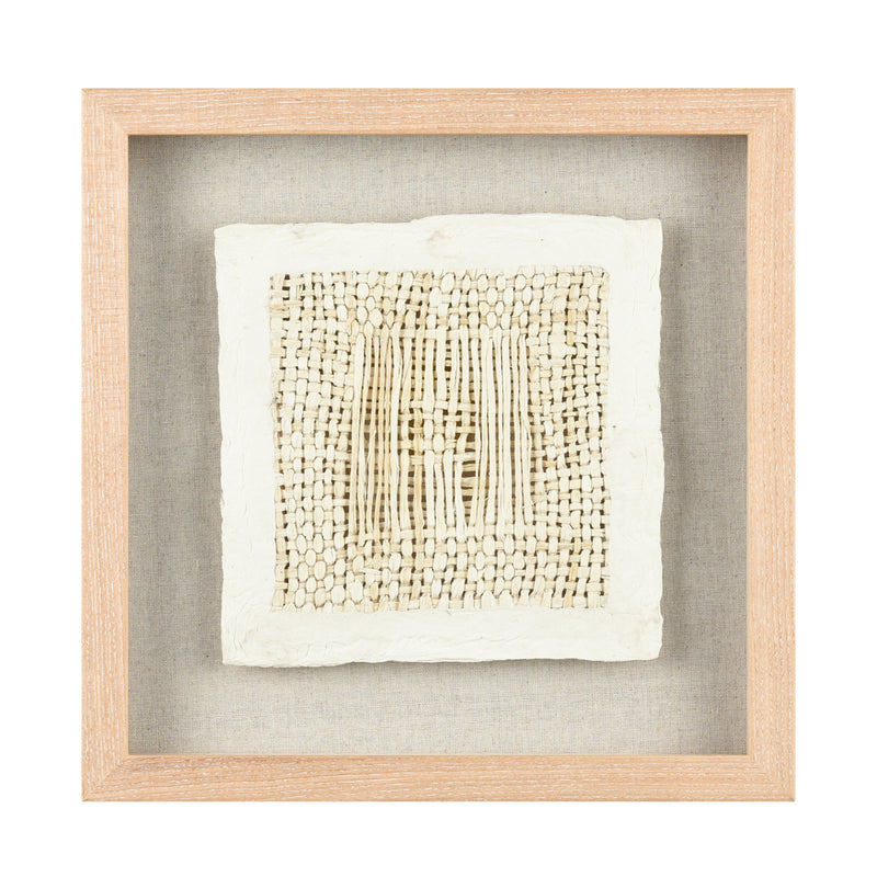 ELK Home - H0036-8215 - Wall Art - Simple Weave - Cream